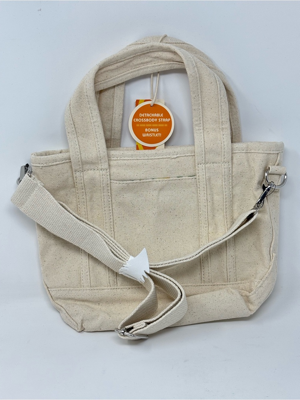 C&C California Capri Lemon Canvas Crossbody mini tote bag NWT - Picture 4 of 12